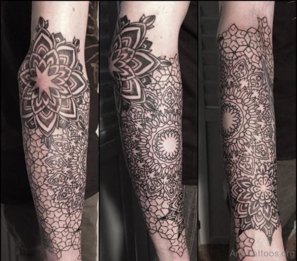 Fancy Mandala Tattoo 