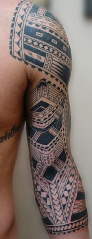 Fancy Maori Tribal Tattoo