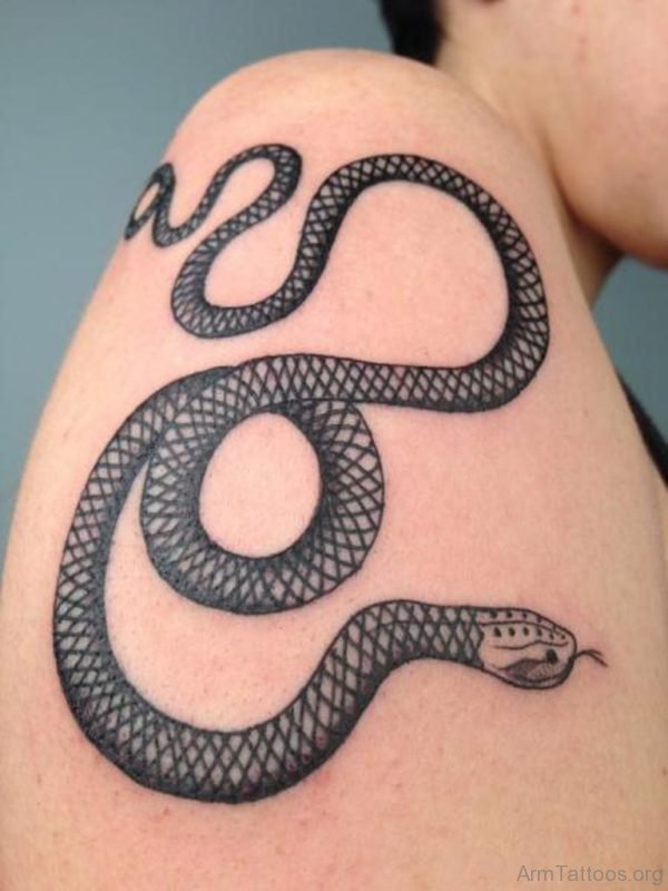 Fancy Snake Tattoo