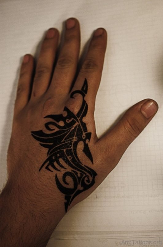 Fancy Tribal Tattoo Design 