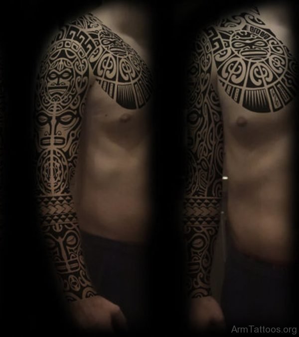 96 Excellent Tribal Tattoos For Arm