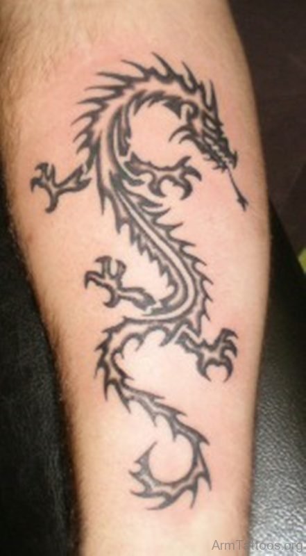 Fancy Dragon Tattoo