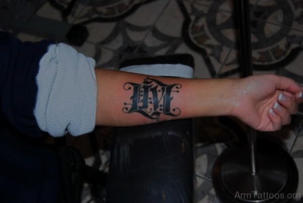 Fantastic Ambigram Tattoo On Arm