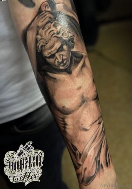 Fantastic Arm Angel Tattoo Design
