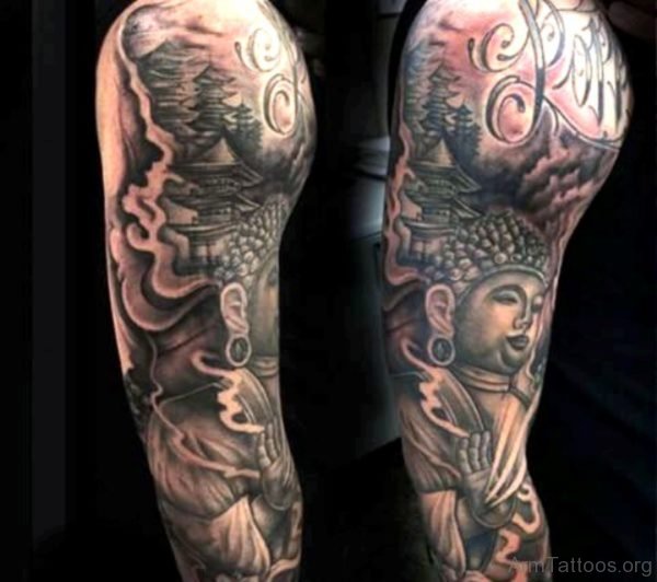 Fantastic Buddha Tattoo Design 