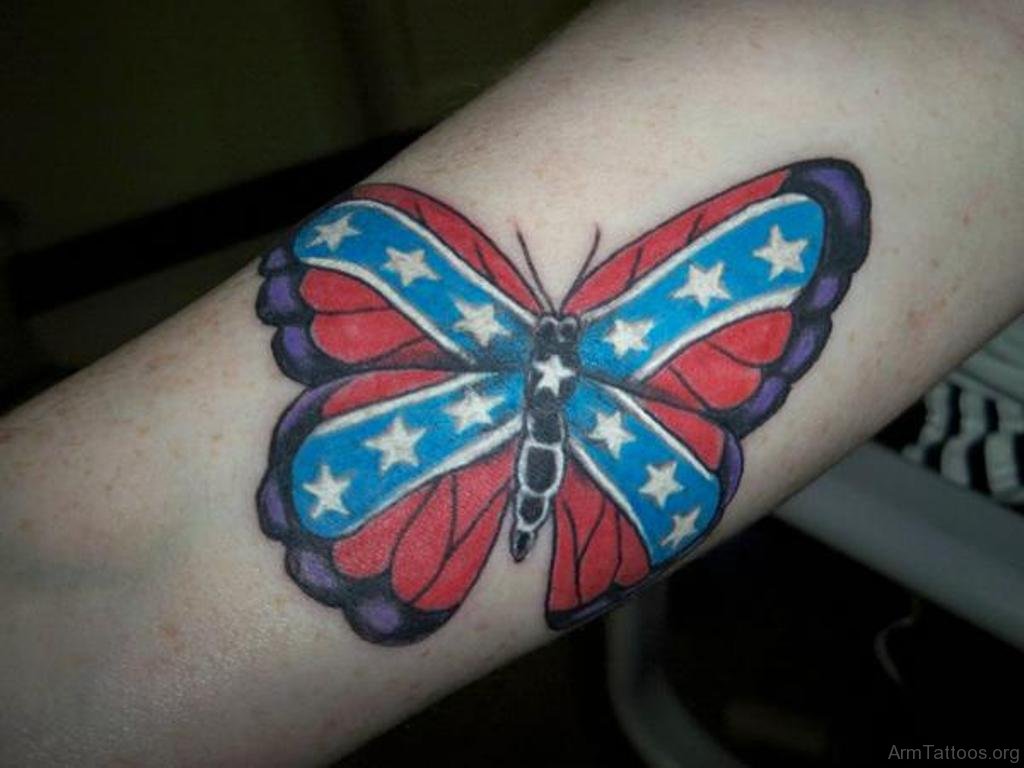 Butterfly Arm Tattoos for Ladies - wide 11