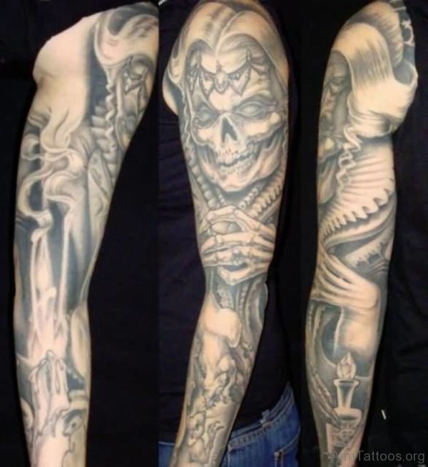 Fantastic Skull Tattoo 