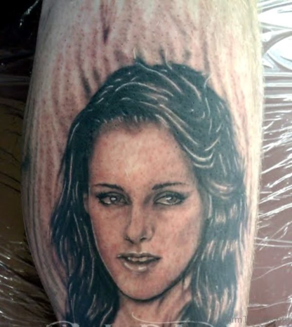 Fantasy Girl Portrait Tattoo On Arm 