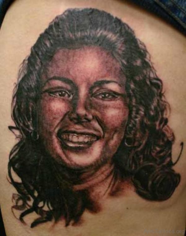 Female Portrait Tattoo 