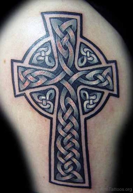 Fine Cross Tattoo 