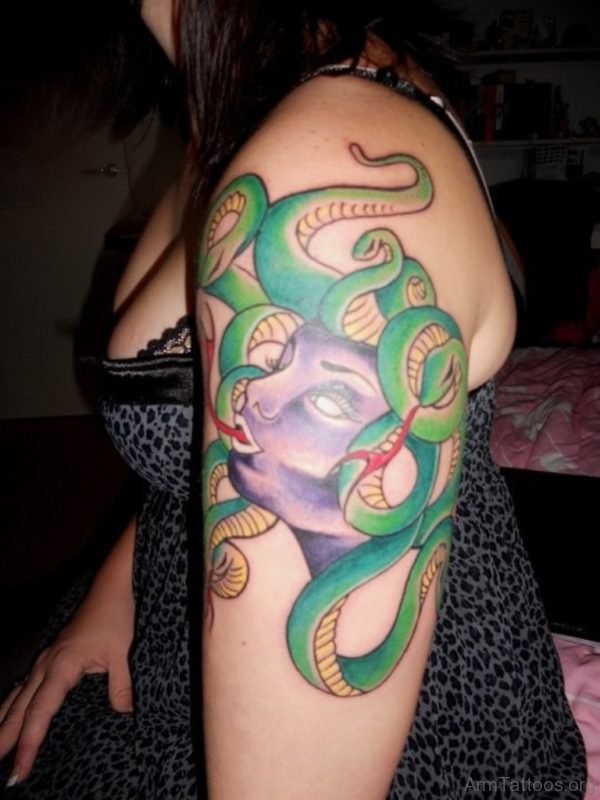 Fine Medusa Tattoo