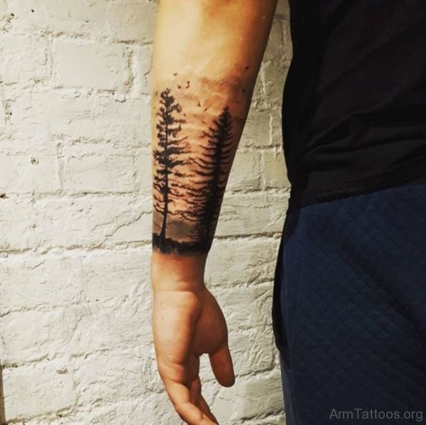 Fine Tree Tattoo
