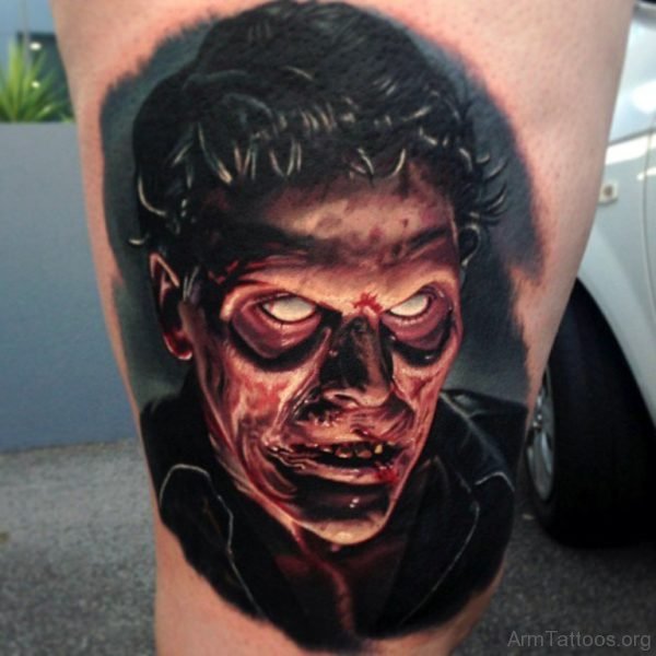 Fine Zombie Tattoo