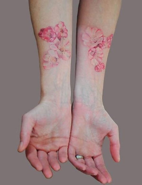 Flower Tattoo For Girls On Arm