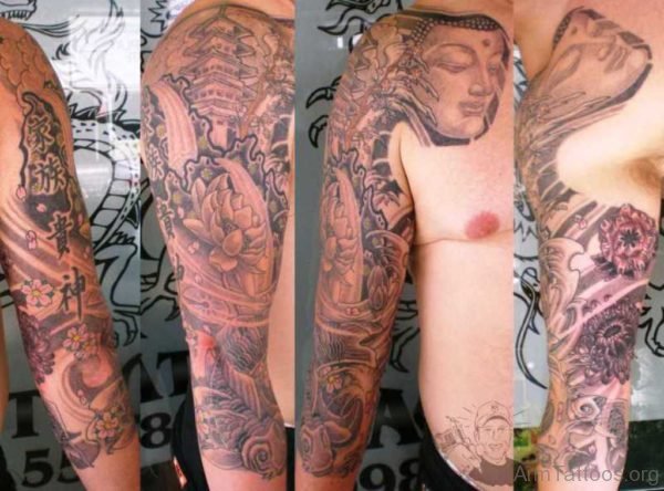 Unique Buddha Tattoo Design 