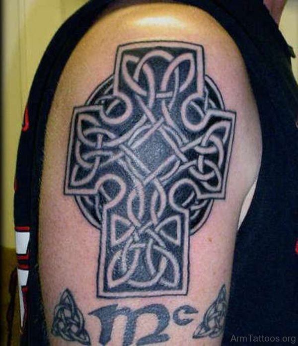 Funky Cross Tattoo 