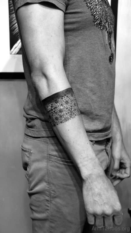 Funky Geometric Tattoo For Arm