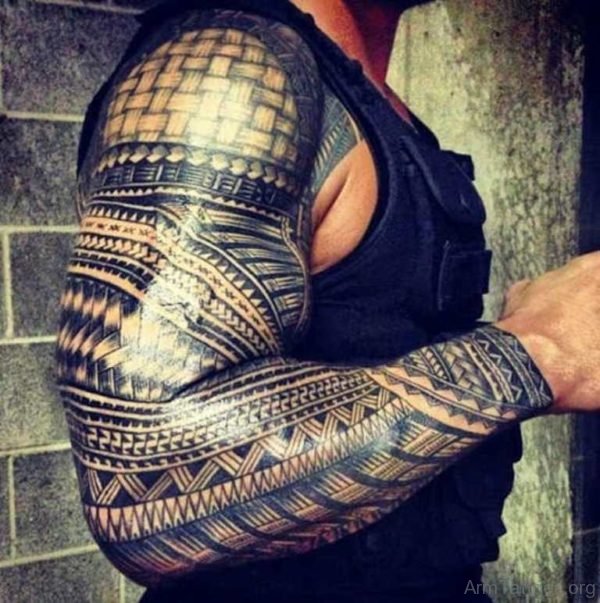 Funky Maori Tribal Tattoo