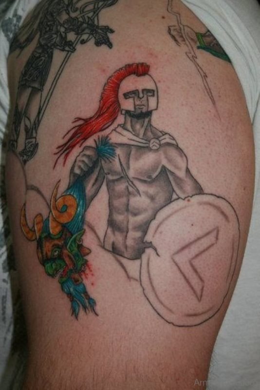 Funky Warrior Tattoo