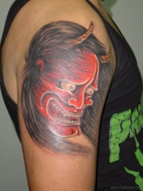 Funny Mask Tattoo