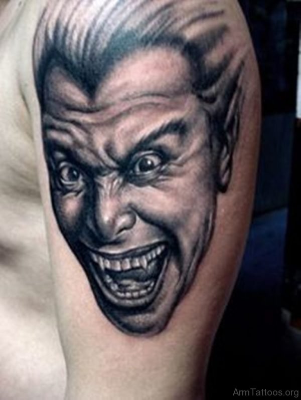 Funny portrait tattoo 