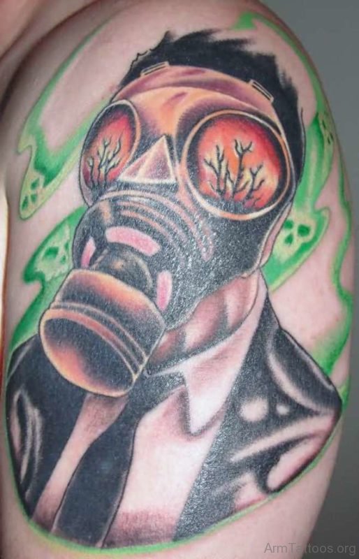 Gas Mask Tattoo