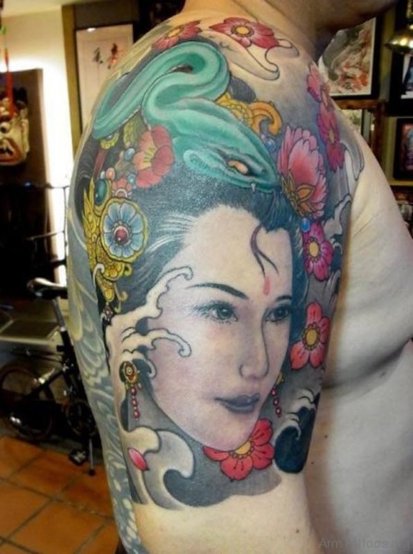 Geisha Tattoo Image