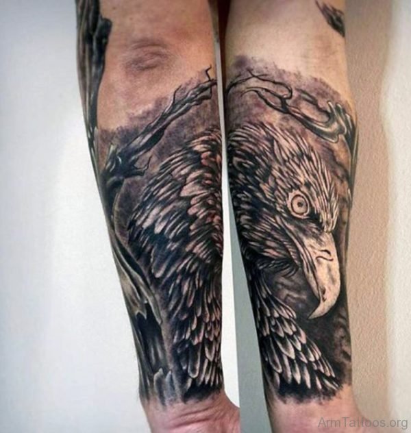 74 Magnificent Eagle Tattoos For Arm