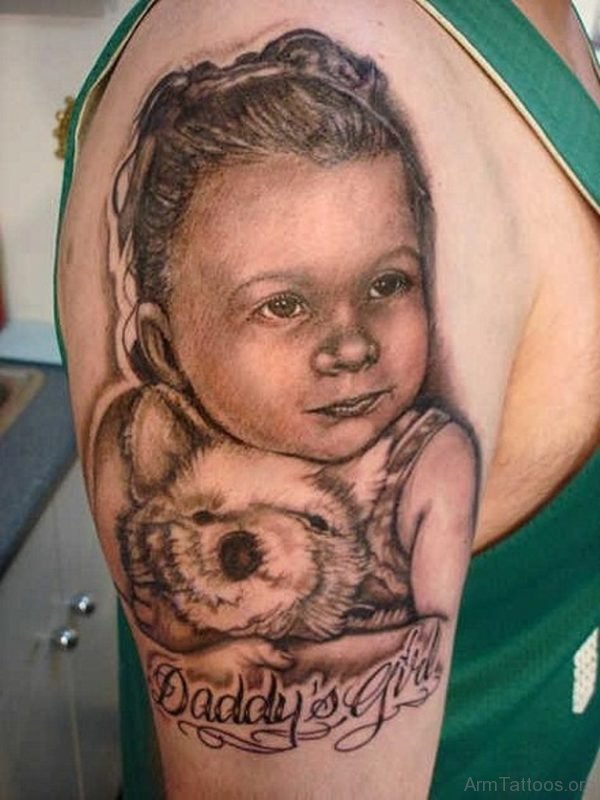 Girl Portrait Tattoo