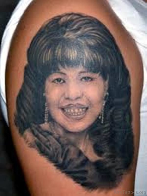 Girl Portrait Tattoo Photo 