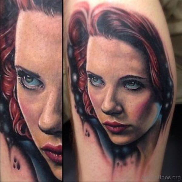 Girl tattoo On Arm 