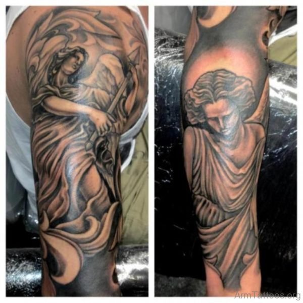 Good Angel Tattoo Design