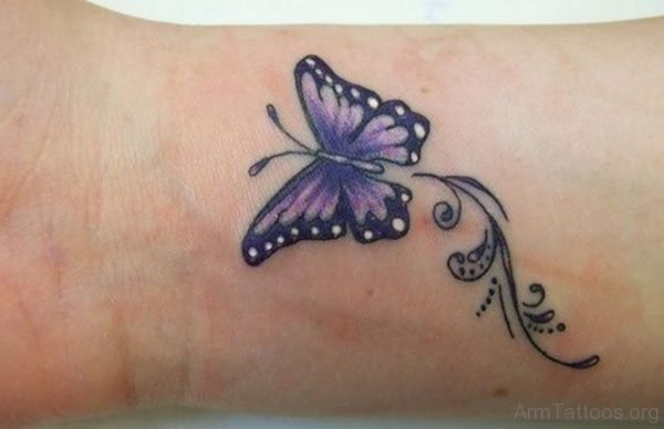 Good Butterfly Tattoo On Wrist