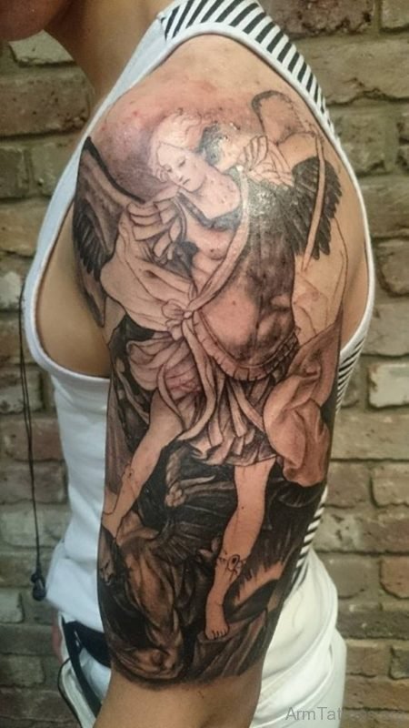 Good Guardian Angel Tattoo Design