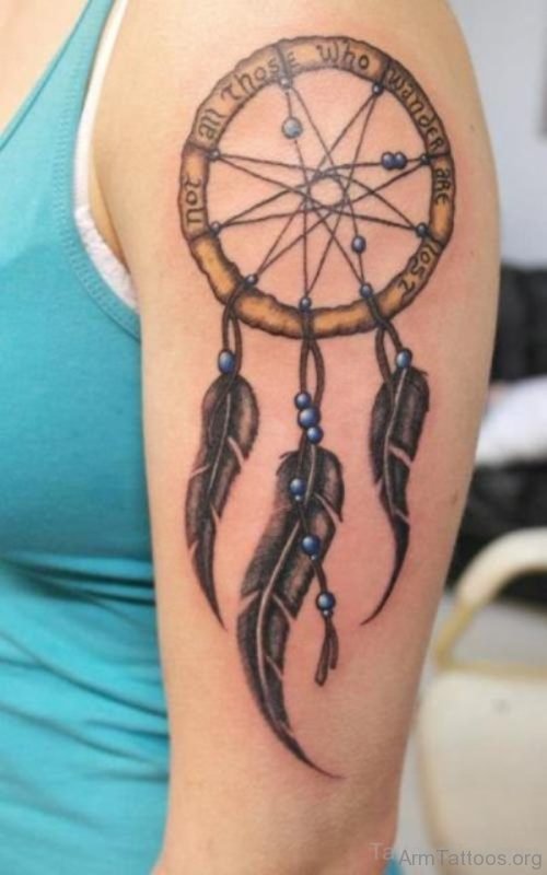 Good Looking Dreamcatcher Tattoo