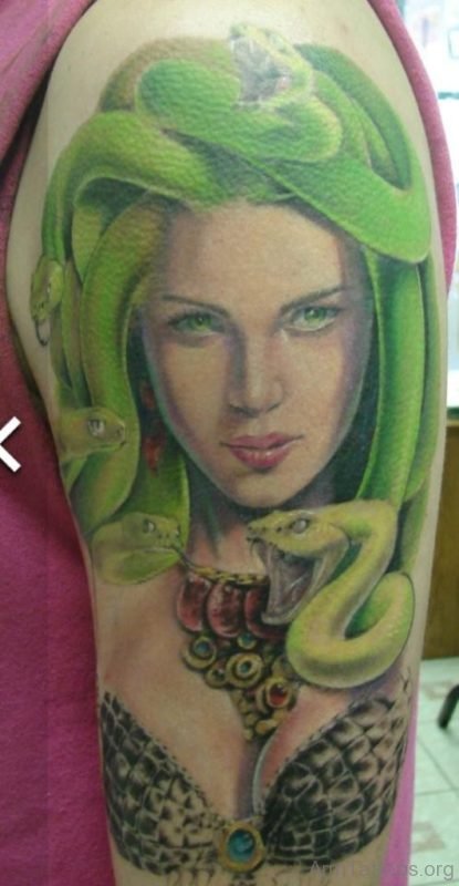 Good Looking Medusa Tattoo