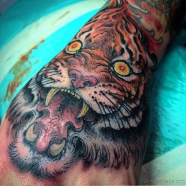 Good Looking Tiger Tattoo 