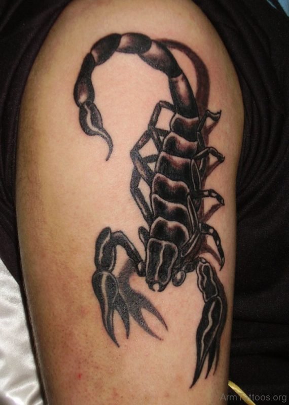 62 Wonderful Scorpion Tattoos For Arm
