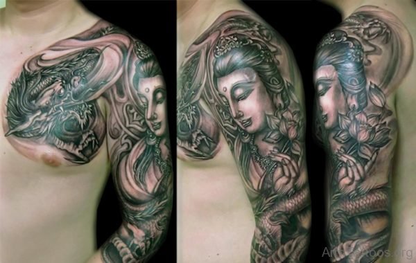 Graceful Buddha Tattoo