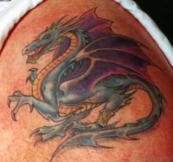 Graceful Dragon Tattoo