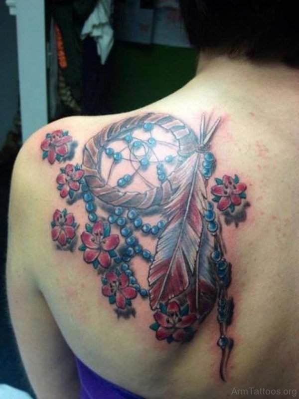 Graceful Dreamcatcher Tattoo 