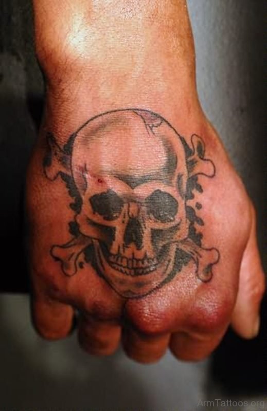 Graceful Skull Tattoo