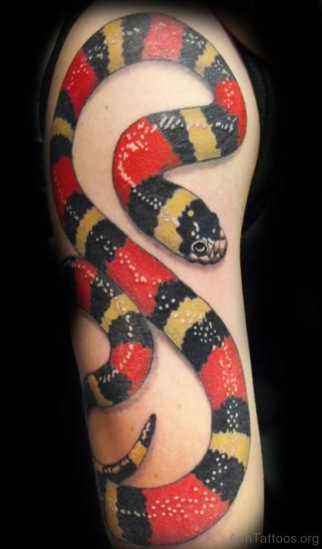 Graceful Snake Tattoo