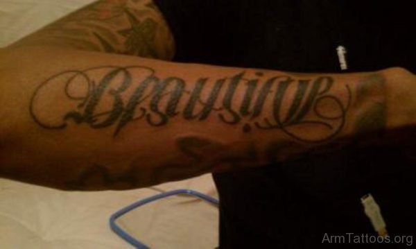 Great Ambigram Tattoo