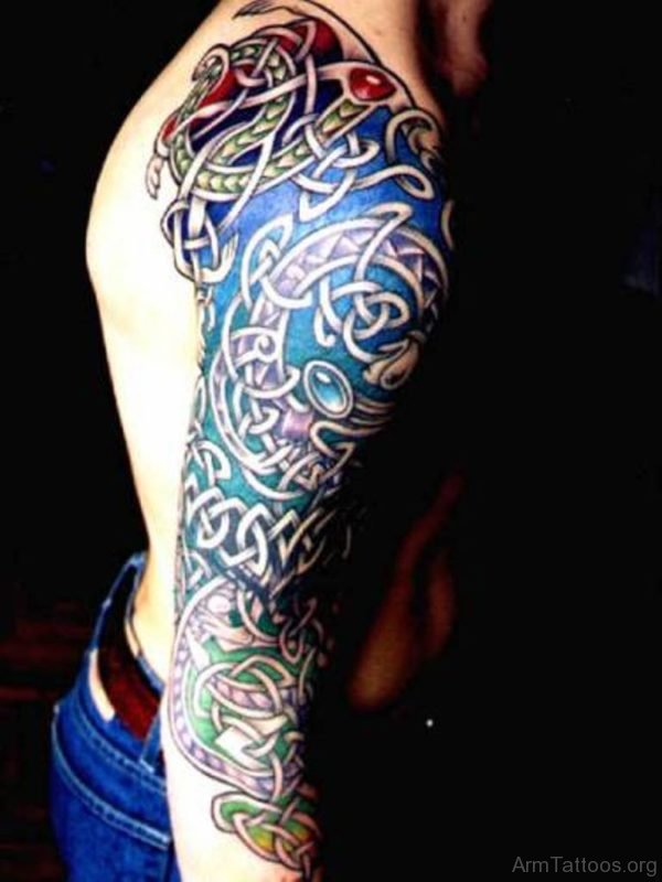 Great Celtic Tattoo On Arm