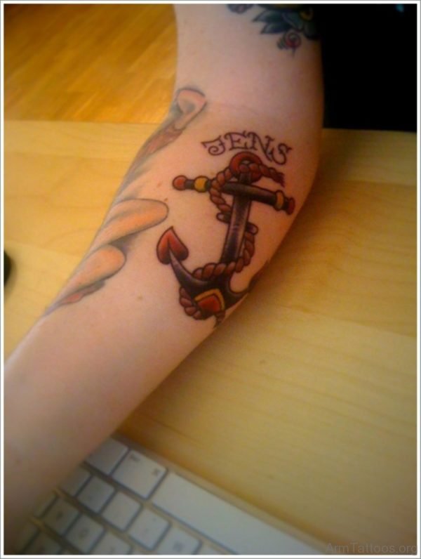 Great Looking Anchor Tattoo