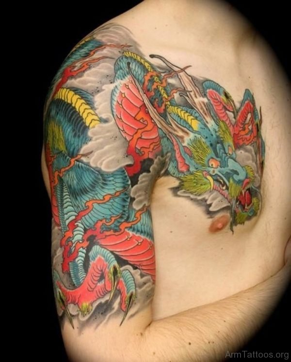 Great Looking Dragon Tattoo