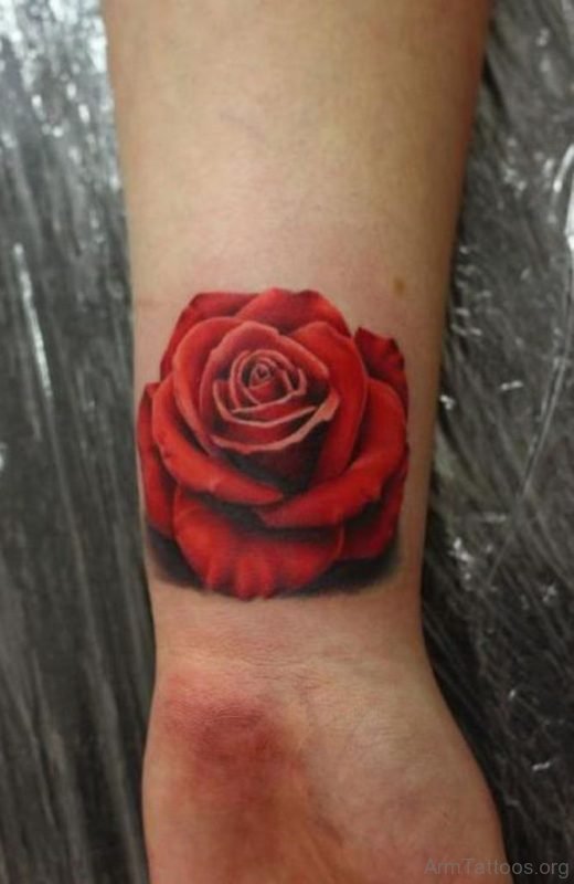 Great Looking Rose Tattoo