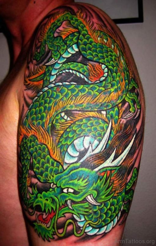 Green Dragon Tattoo