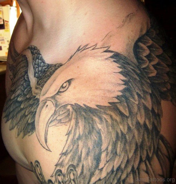 Grey Eagle Tattoo Design